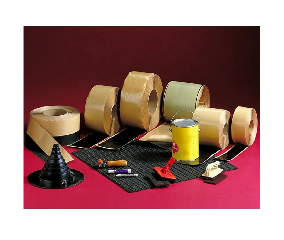 having seam tape cover tape uncured self adhesive flashing roll roofing waterproof fire retardant epdm rubber membrane