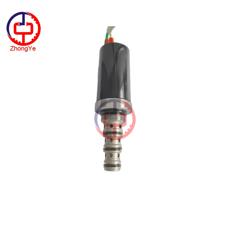 Excavator Hydraulic Main Pump Parts Solenoid Valve Model KDRDE5K-20 P/N-40C07-109-T Fit For R215-7 R225-7 R305-7