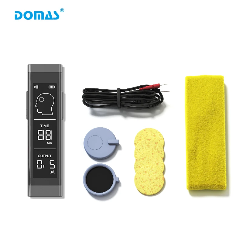 Hot Sale Deep Relaxation Mini Electric Rechargeable Head Massager Brain Stimulation Therapy tDCS Device