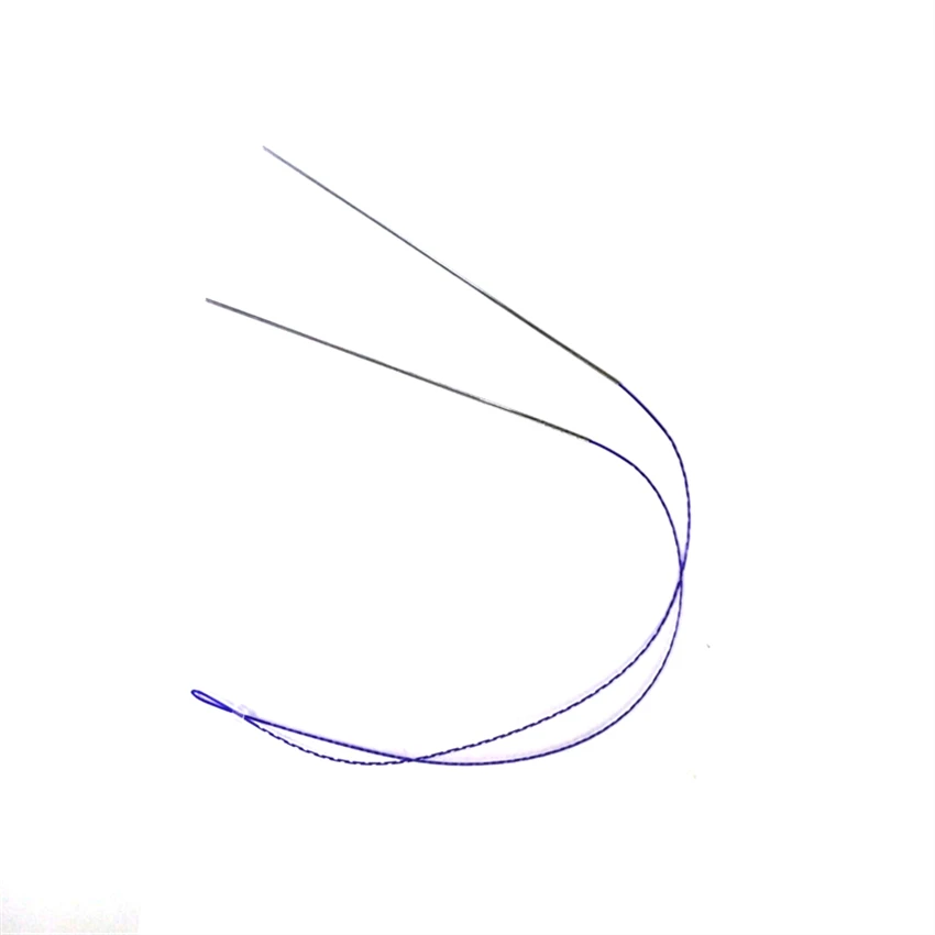 wholesale fast delivery barbed cog pdo pcl plla thread face lift fishbone double needle thread 20g 100mm with blunt type lifting