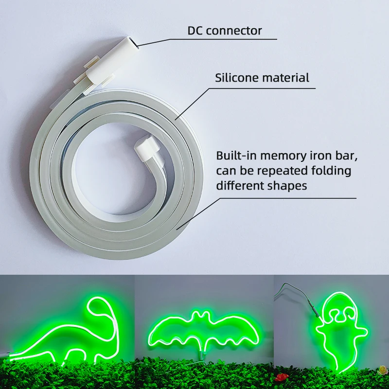 Manufacturer Wholesale DIY Love Neon Led Lights Flexible Soft Strip For Bedroom Home Decoration Led Strip Light