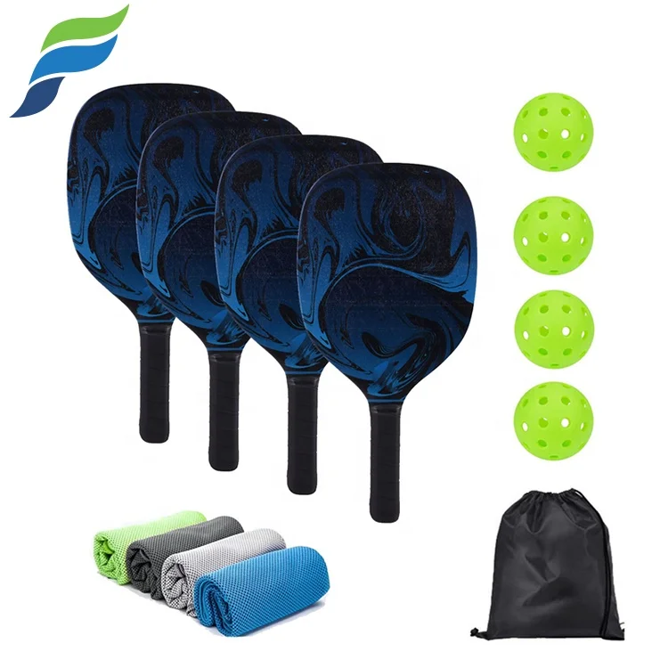 Customizable Sports New Game Technology Wooden Beach Pickleball Tennis Rackets