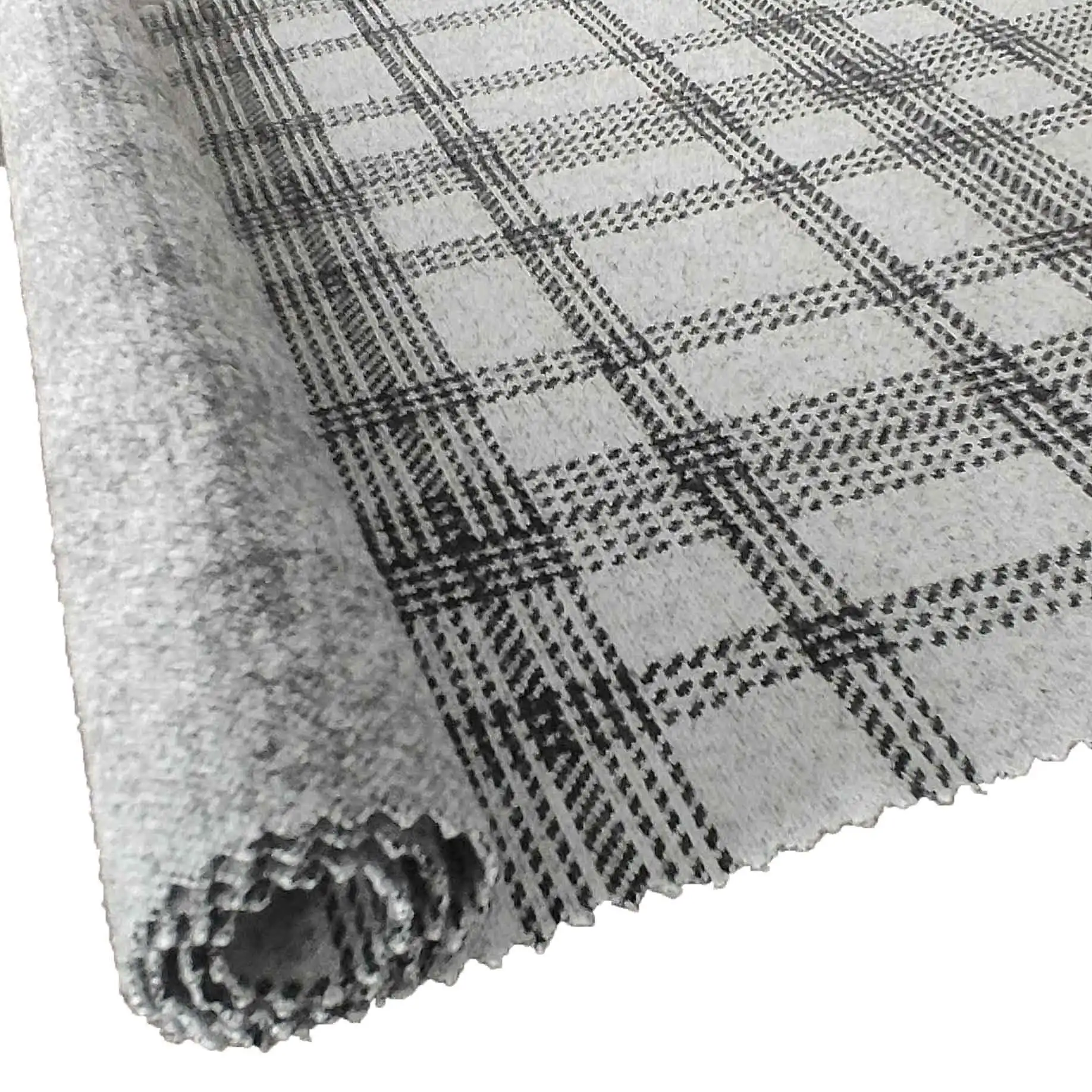 Экологически устойчивый трикотажный текстильный жаккардовый переработанный 50% полиэстер 50% катионная Тяжелая матовая ткань для пальто