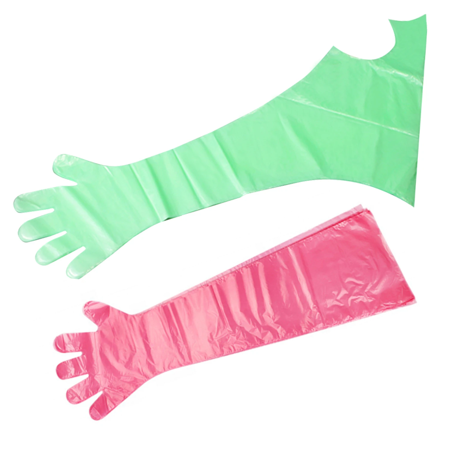 disposable Shoulder Long Veterinary Insemination Gloves Arm Plastic Poly PE Gloves LDPE Veterinary Gloves for Cattle Animal