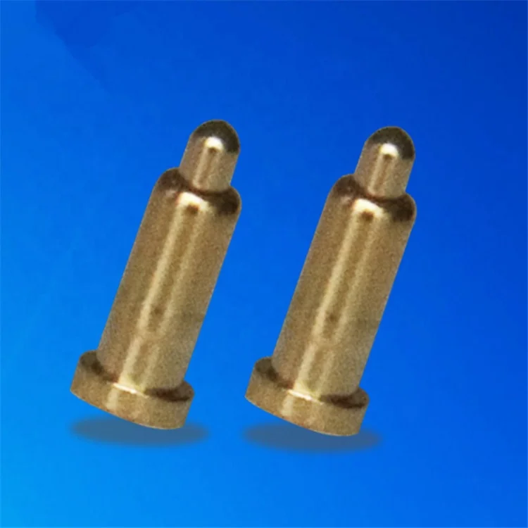 
Small Elastic Pogopin Spring Pin Thimble Total Height 5.0MM Diameter 2.0MM Brass Gold-plated Pogo pin 
