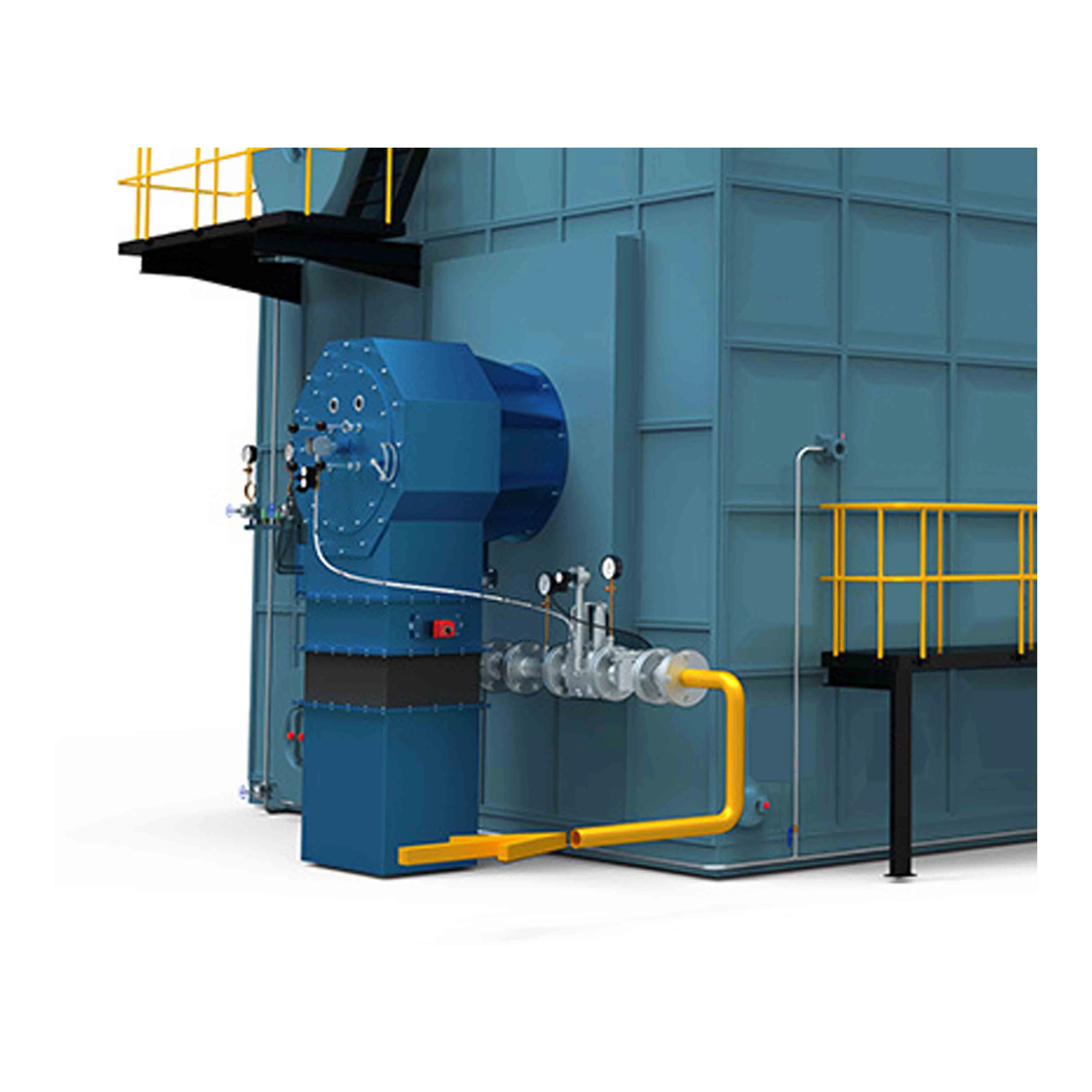 Manufacturers supply SZS series double drum reverse firing gas (oil) steam boiler hot water boiler