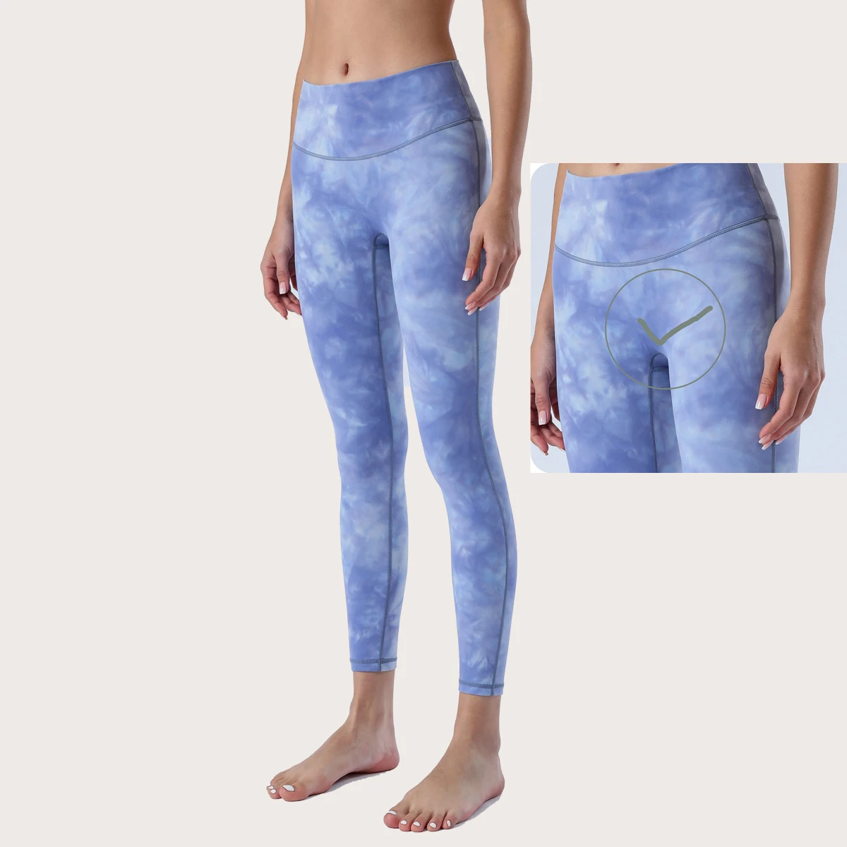 In Stock Tights Workout Activewear Clothing Fitness Yoga Wear Brushed Tie Dye Legging