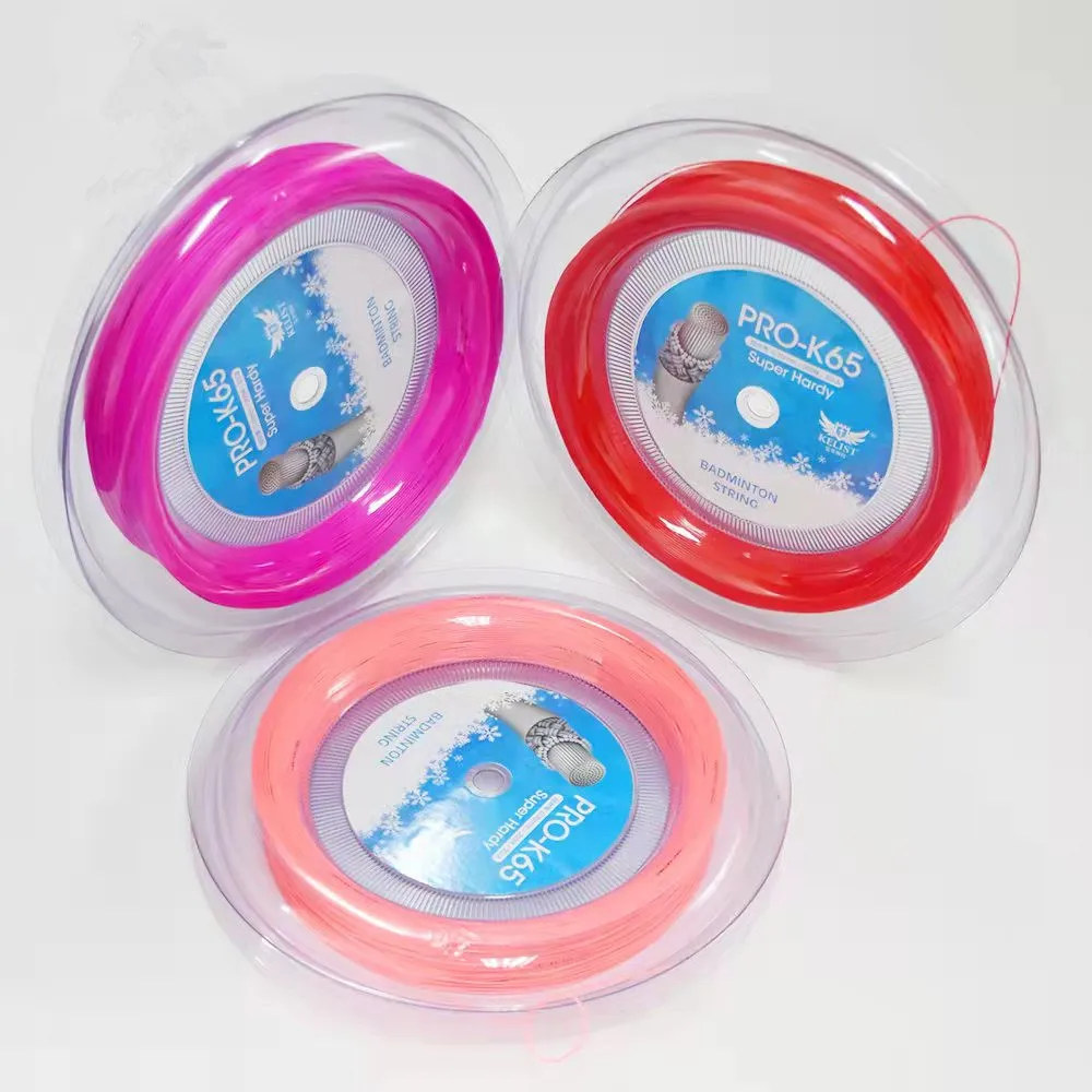 Professional High tension Cheap durable 0.70mm nylon reel 200m badminton racket string