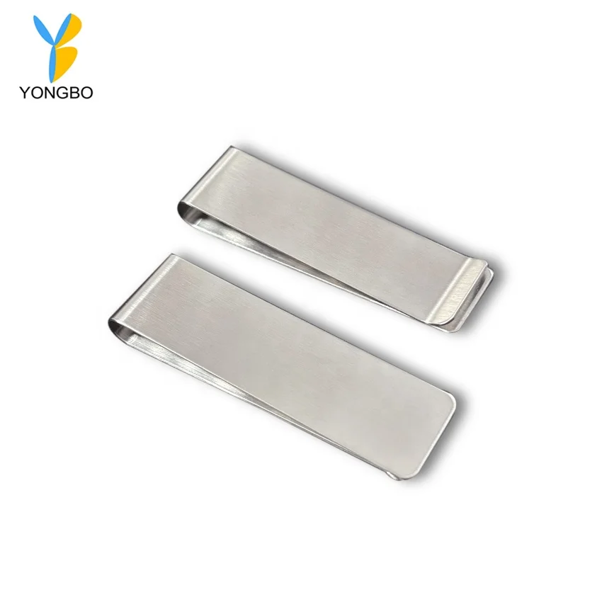 Metal Money Clip Slim Minimalist Wallet Cash Bills Spring Clips Credit Card Clamp Letter Document Holder for Men and Women