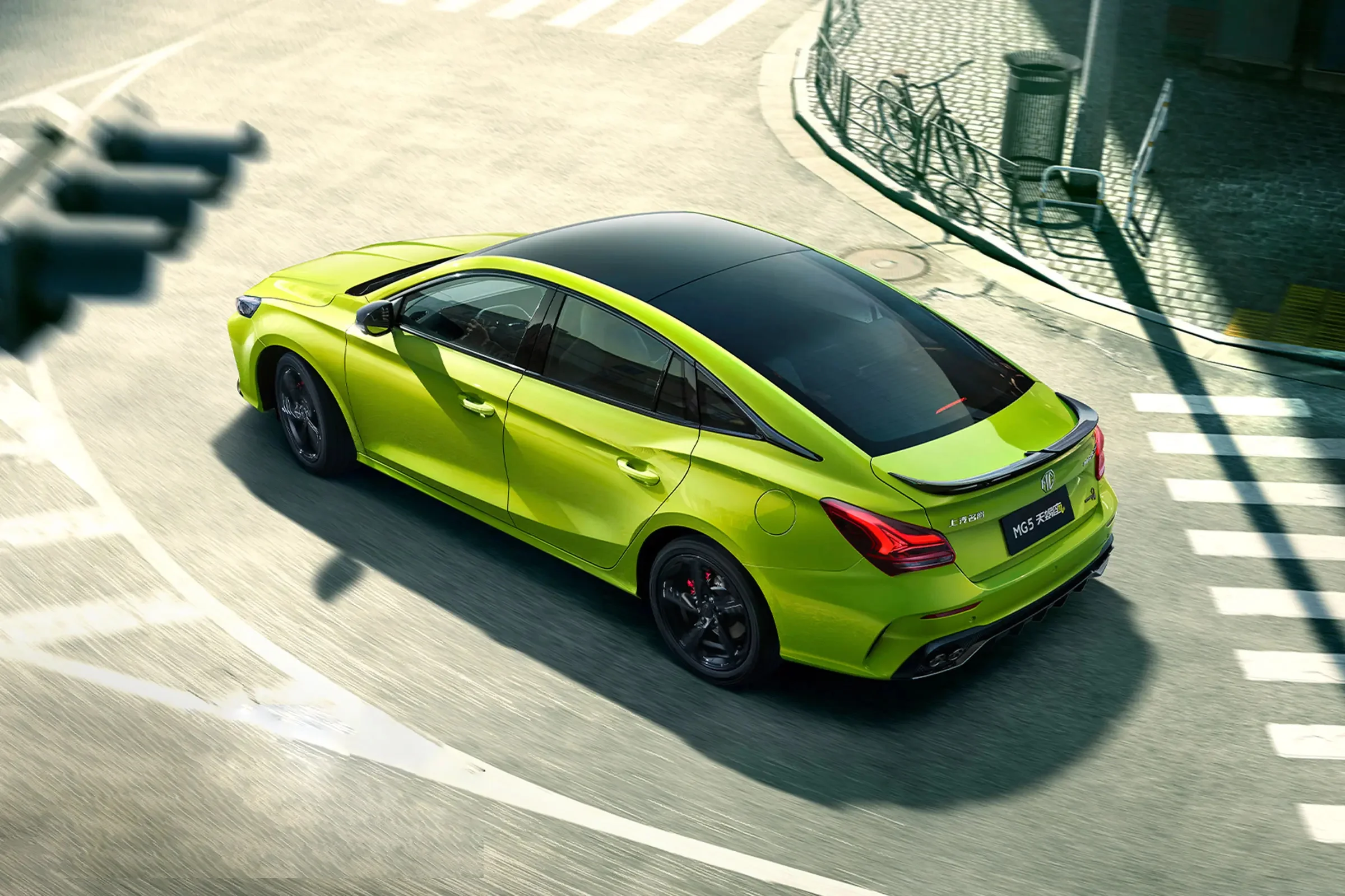 MG MG5 Scorpio 1 5 T Trophy Ultimate Edition 2024 левое рулевое управление Подержанный новый автомобиль бензин/бензин спортивный СВЕТОДИОДНЫЙ Электрический кожаный задний