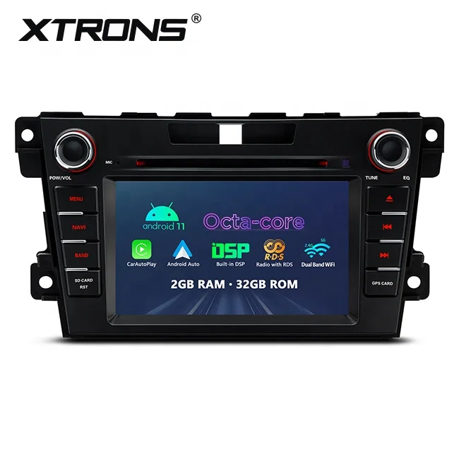XTRONS 7inch 2 din Android car dvd player for Mazda CX7 with DSP DVR TPMS OBD 4G WiFi, car multimedia system