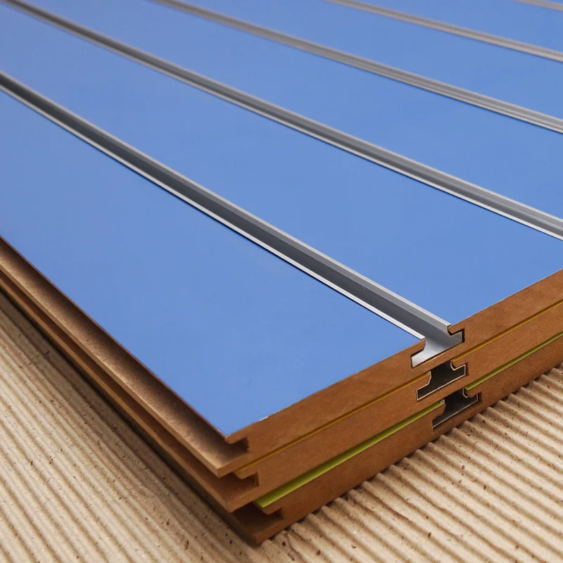 Оптовая продажа, Высококачественная панель slatwall, различные цвета отделки