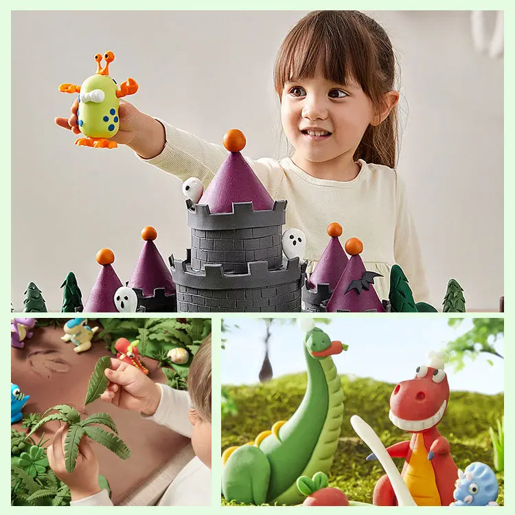 Wholesale Air Dry Soft Clay Colored Super Light Clay for Kids Education Toy