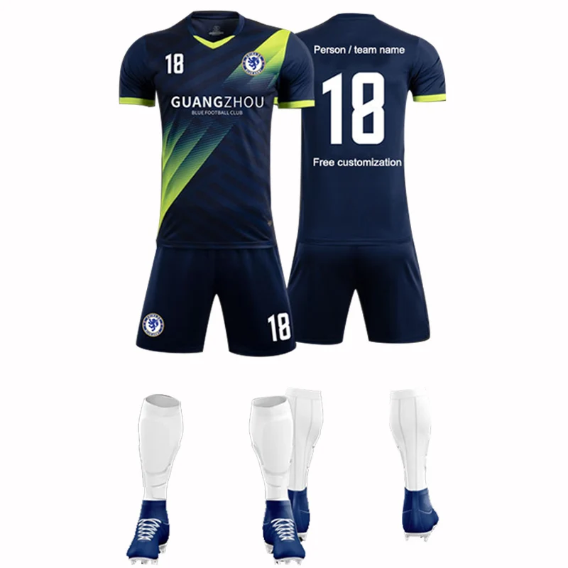 Soccer Shorts Jerseys for Men  2022 Jersey Set Football Printed Player Name Number Sports Football Uniform