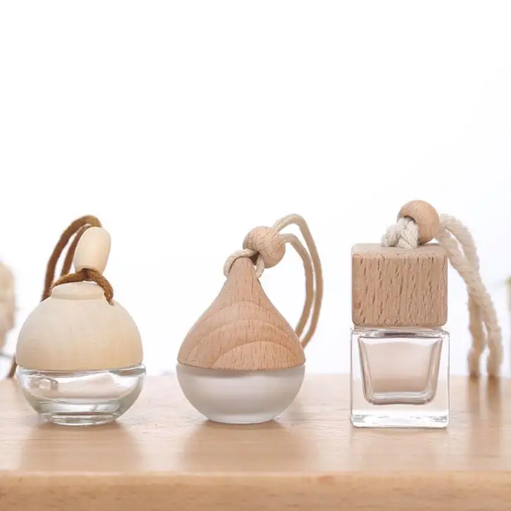 transparent fragrance bottle 10ml car fragrance bottle mini car air freshener hanging