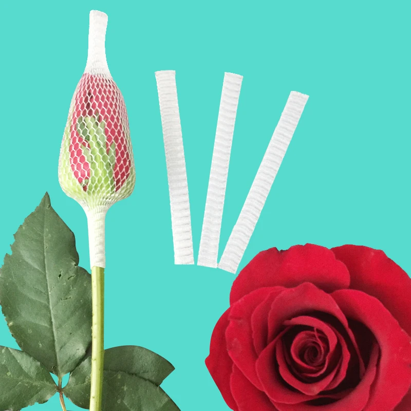 Stocked Extruded Plastic Sleeves for Flowers with Different Sizes