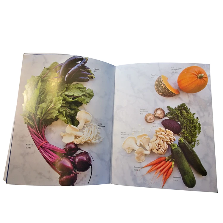 
Wholesale Custom Food Ingredient Cheap Book Magazine Printing with High Quality 