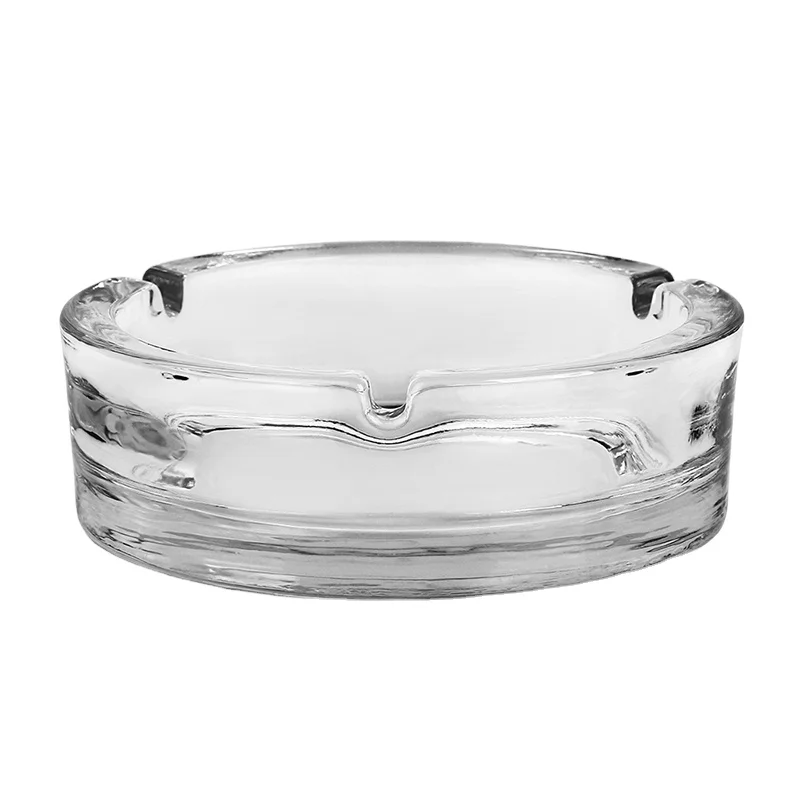 Multi-functional Creative Transparent Glass Ashtray Family Living Room Hotel Large Medium Small Simple Personalized Ashtray