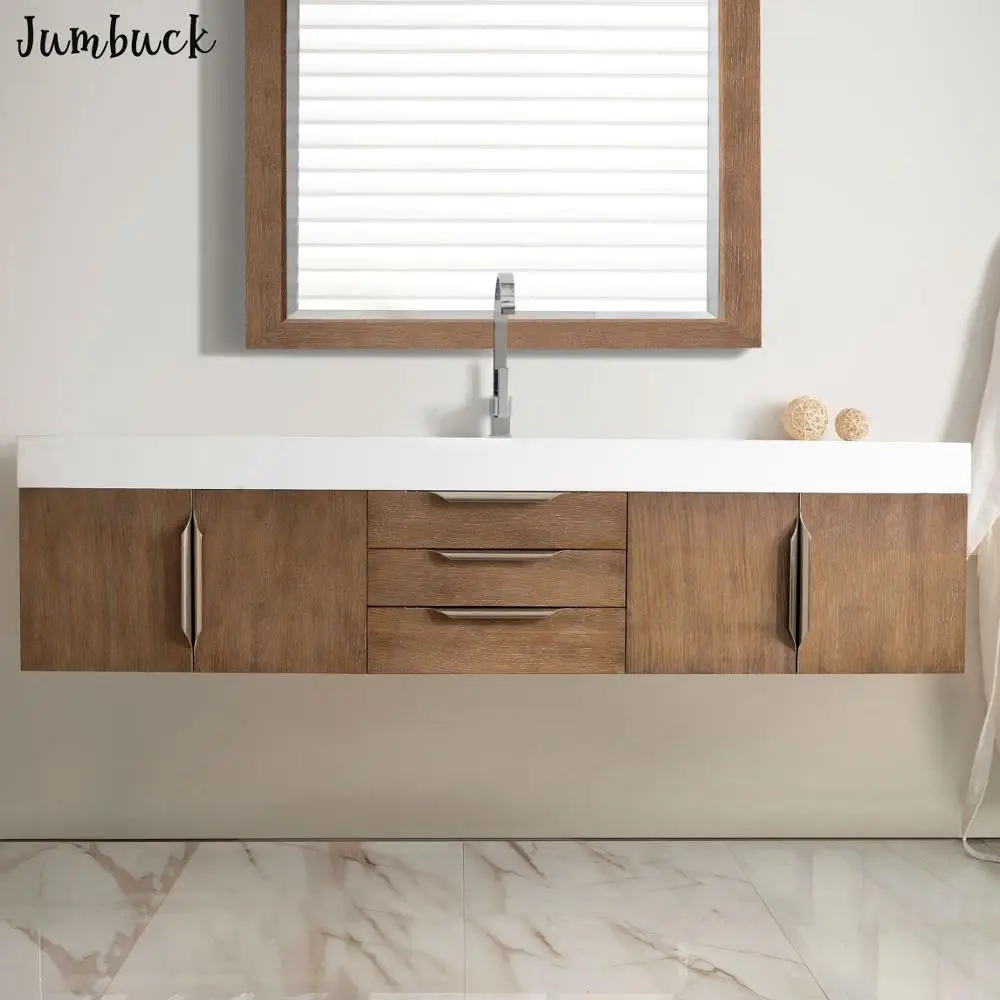 
Under sink or wash basin cupboard small bathroom vanity wood grain 