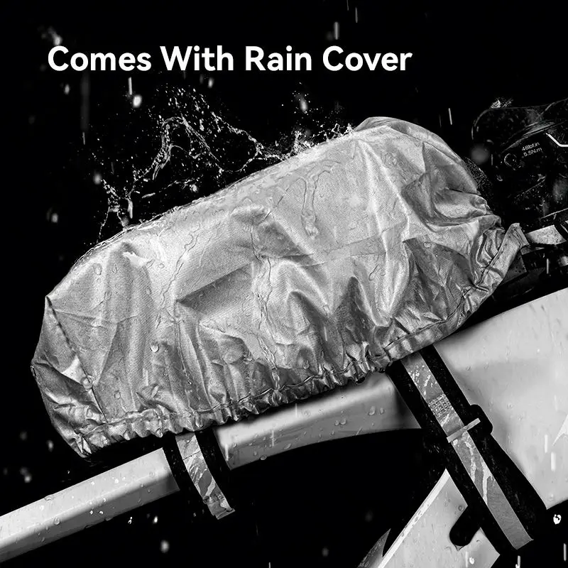 Free Sample  ROCKBROS Bicycle Front Tube Bag With Hook Tool PVC Box Waterproof Phone Holder Bags