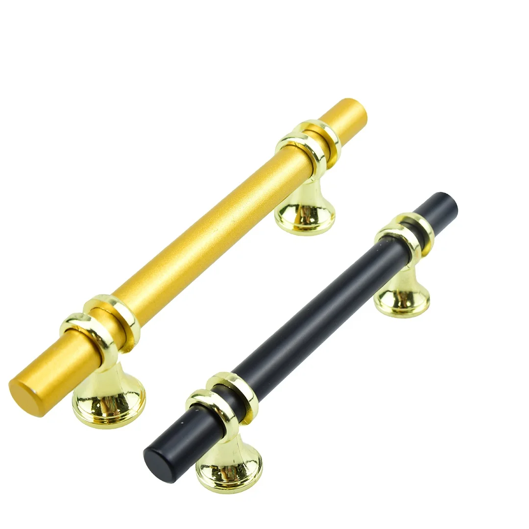 cabinets golden plated furniture hardware black drawer cup handles zinc alloy pulls for cabinets