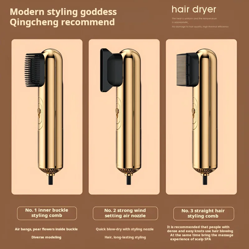 High Speed Bldc Brushless Hair Tools Blow Dryer Brush Set Air Wrap Styler Cepillo Salon Hot Air Brush Hair Dryer