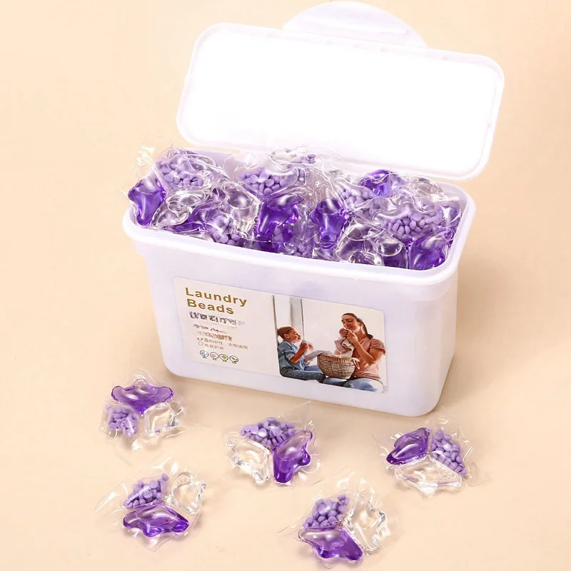 3 In 1 Washing Cleaning Laundry Scent Booster Beads Clothes Laundry Detergent Soap Liquid Laundry Beads