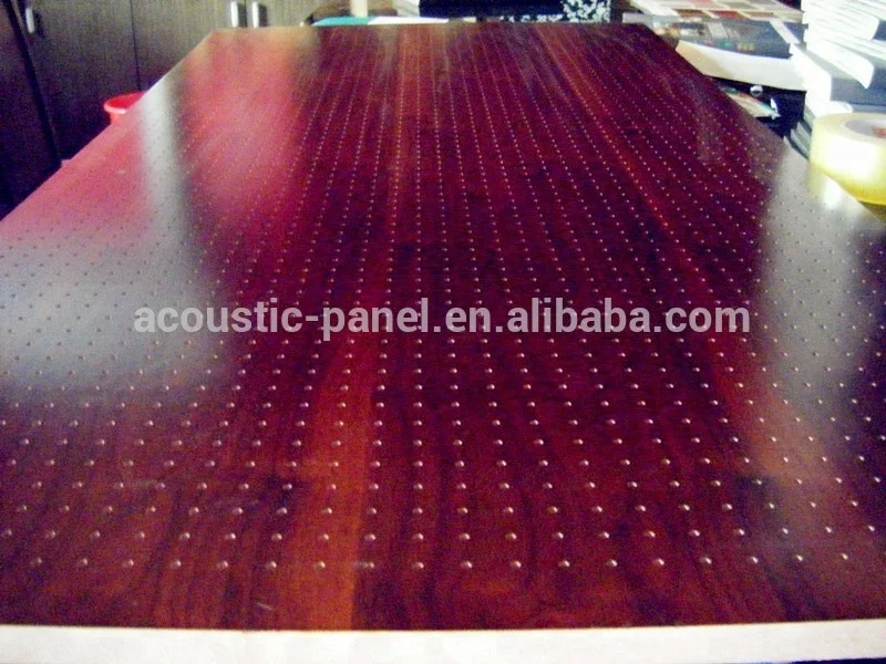 High Performance Perforated Wood Acoustic Panel Insulating Sound Board