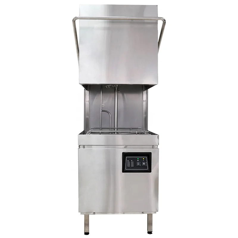 Chnia Supplies High Efficiency Commercial Restaurant Dishwasher Machine Kitchen Hood Type Dishwasher Low Price