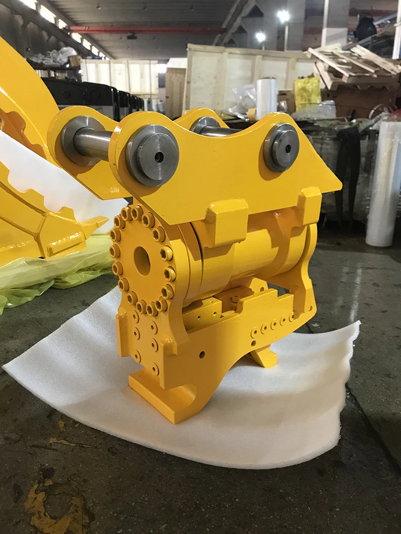 Double Lock Tiltrotator Hydraulic Quick Hitch Rotation Tilting Quick Coupler With High Quality Cylinder