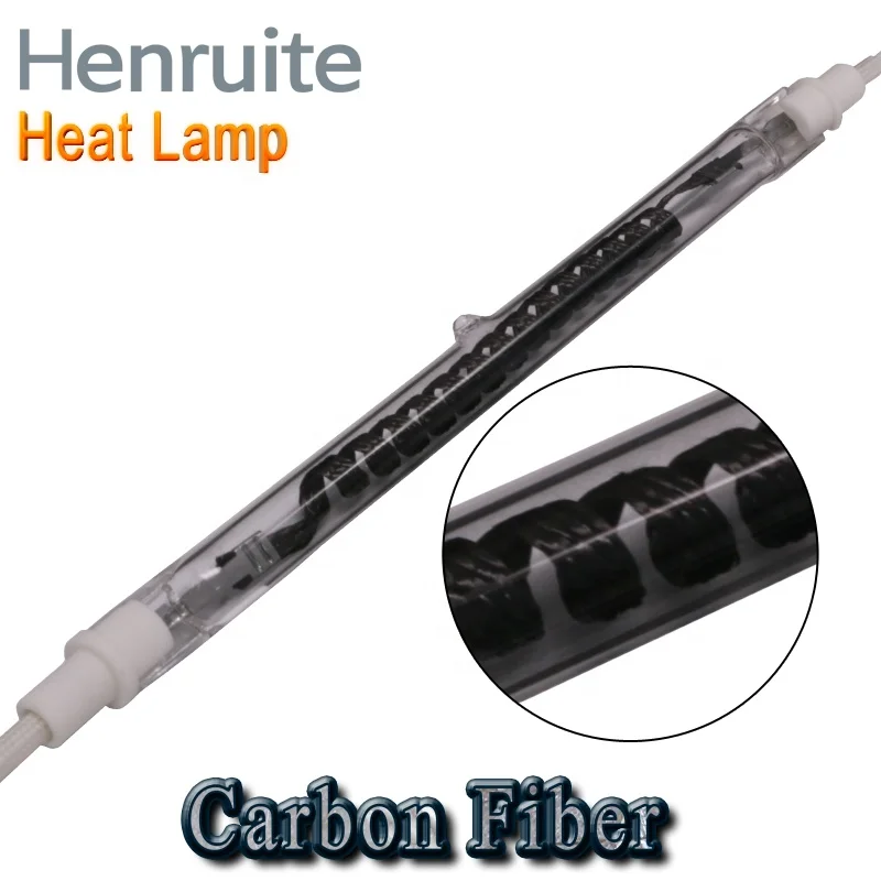 Toaster Oven Carbon Fiber Infrared Lamp IR Quartz Heating Carbon Fiber Tube Heating Element for Food Bread Oven Equipment