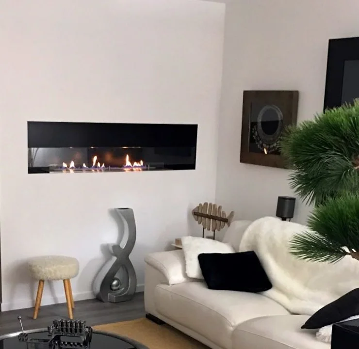 High Quality 1220mm real flame electric fireplace automatic ethanol fireplace