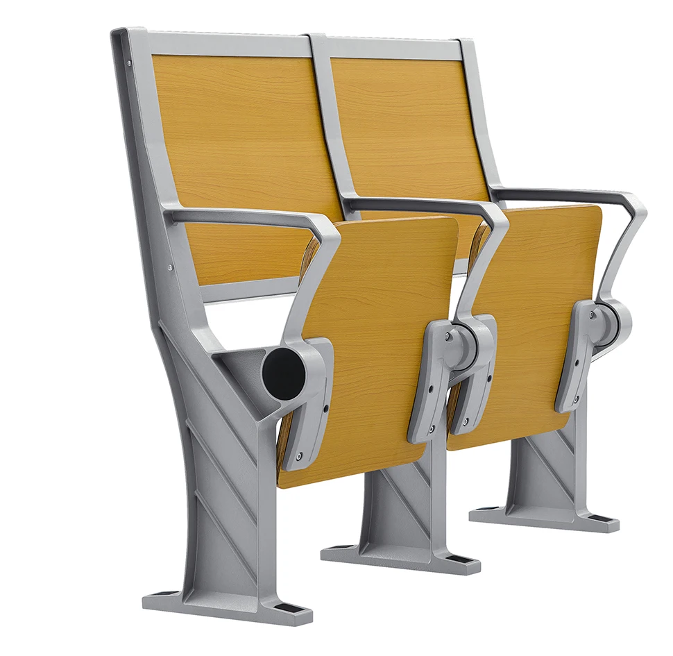 College adult study chair with writing pad, study chair with writing tablet,writing pad classroom study chair