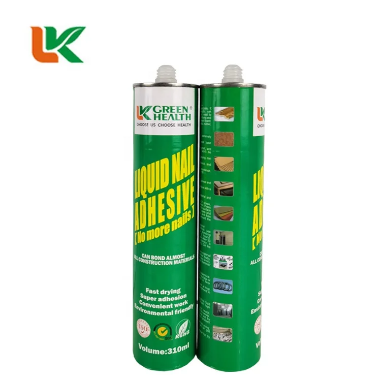 Construction Glue All Purpose Heavy Duty No More Nails Glue Cement Liquid Nail Silicone Sealant For Wood Furniture Plas