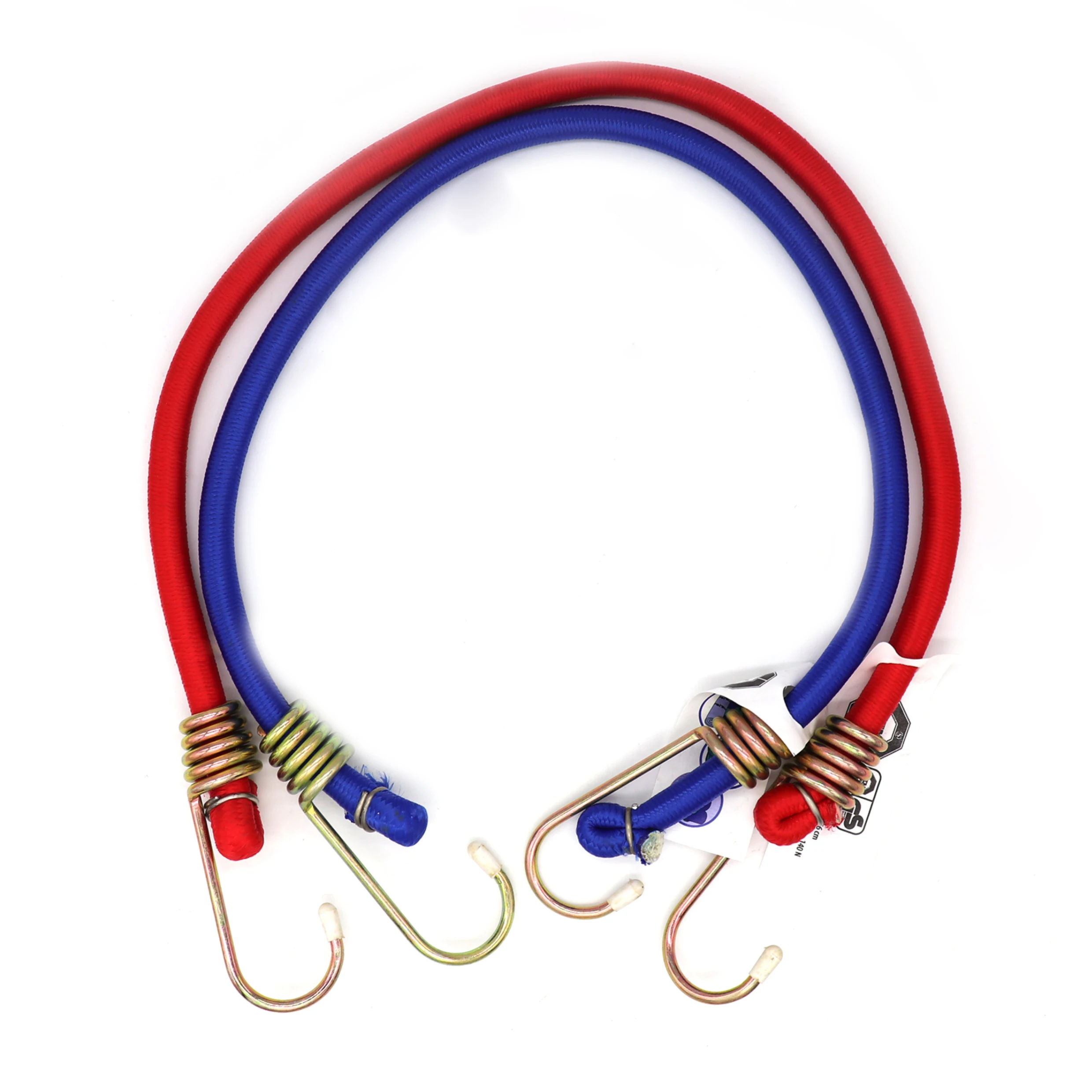 bungee trampoline elastic cord with steel painting hook for Tent Outdoor Latex Duty Customized