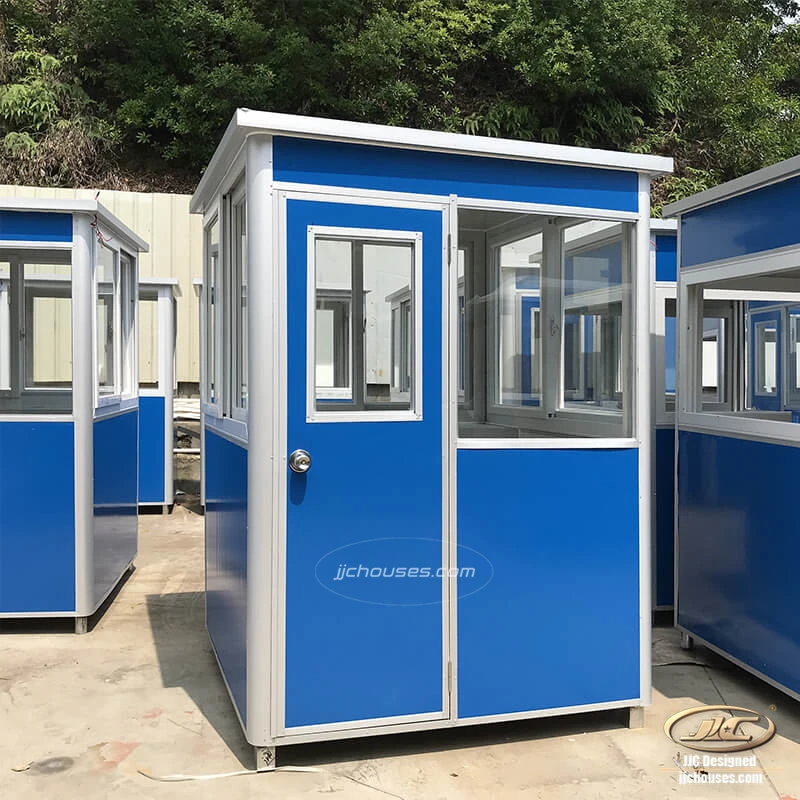 Prefabricated Fast Installation Steel Portable Ready Made Second Hand Parking Booth Steel Structures Toilet Sentry Box Aluminium