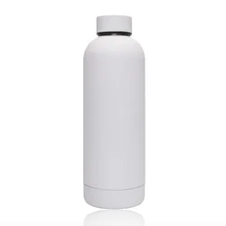 500ML 17OZ Stainless Steel Water Bottle Double Wall Insulated Sports Bottle BPA Free Tumbler Leak Proof