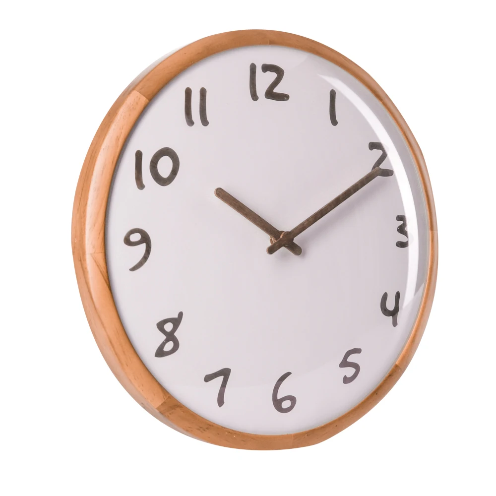 Factory manufacture various wholesale digital 12inch wood wall clock