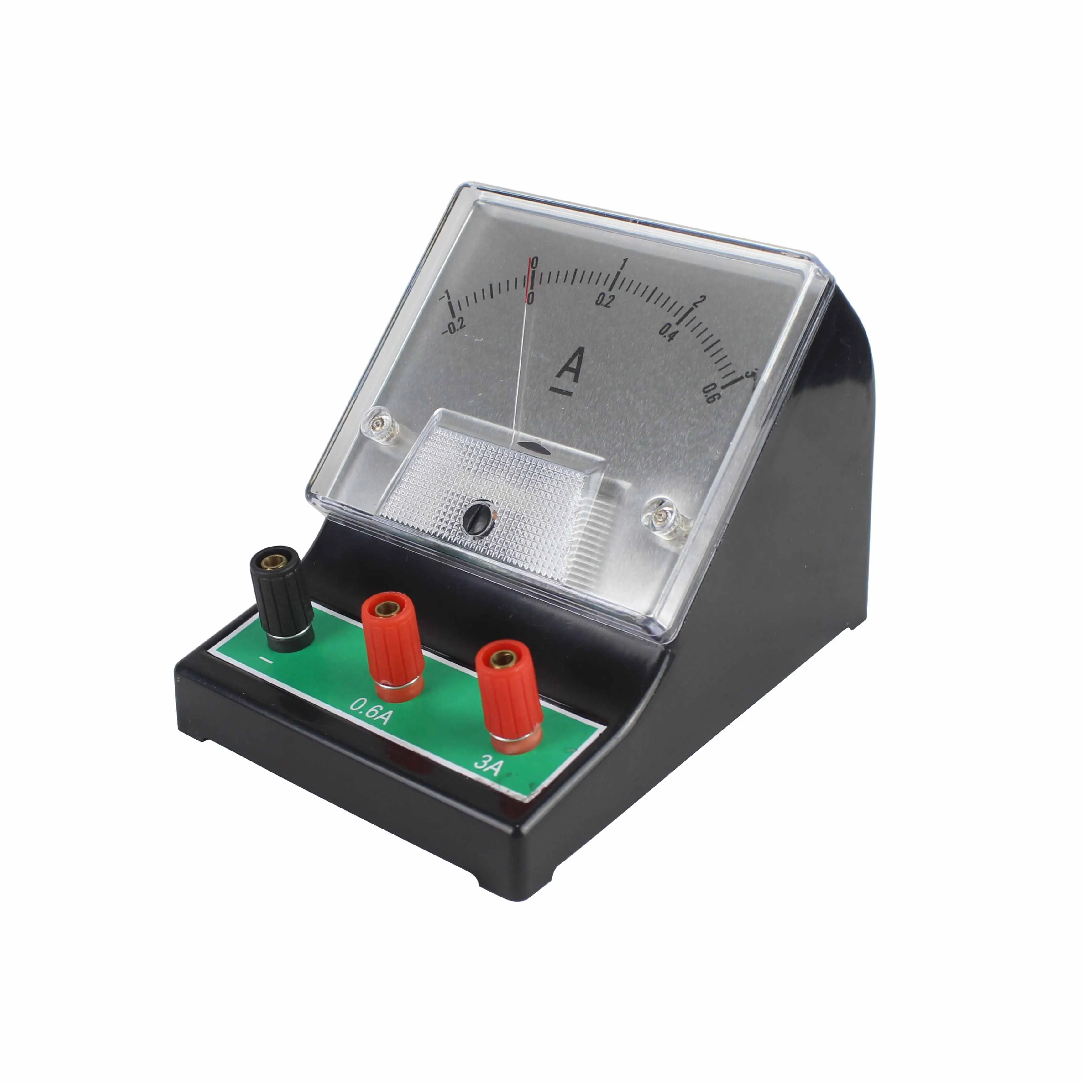 Lab analog dc ammeter dual range micro amp ammeter for school