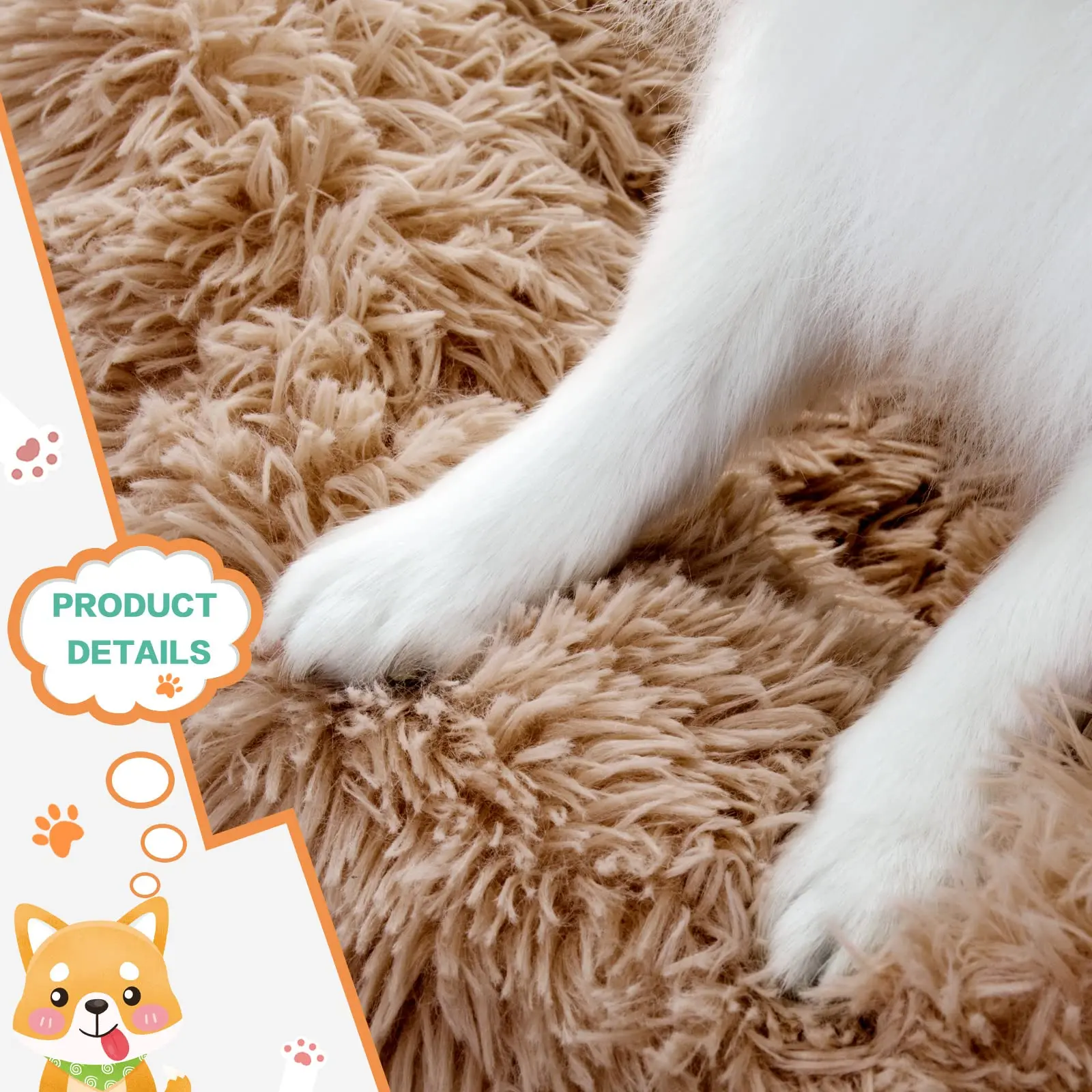 Fast Delivery Good Quality Reduce Anxiety Comfortable Washable Removable Cover Pet Dog Bed Luxury Human Boucle Dog House Bed