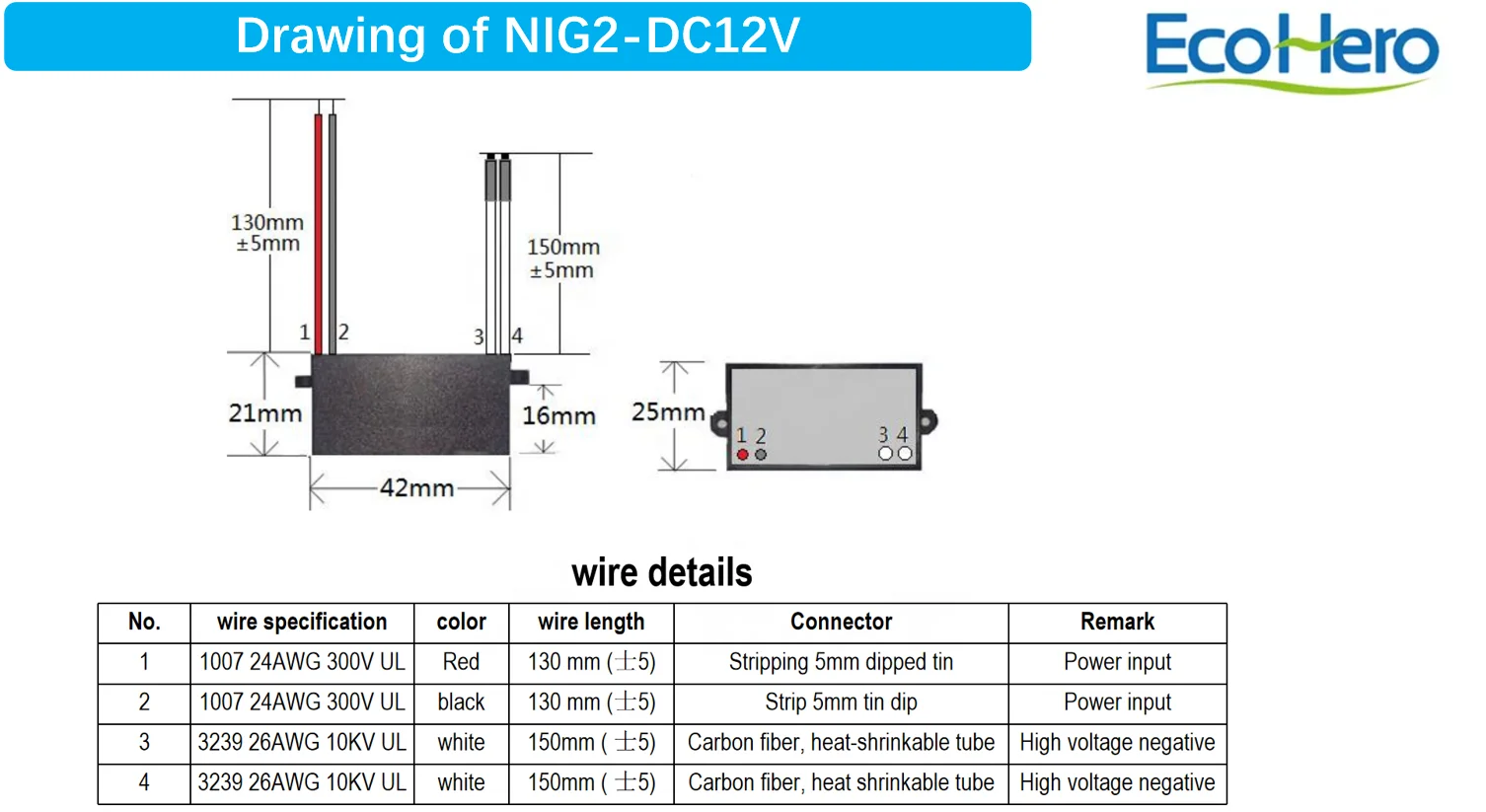 Portable Negative Ion Oxygen module negative ion generator 12v dc 15million ionizer air purifier parts