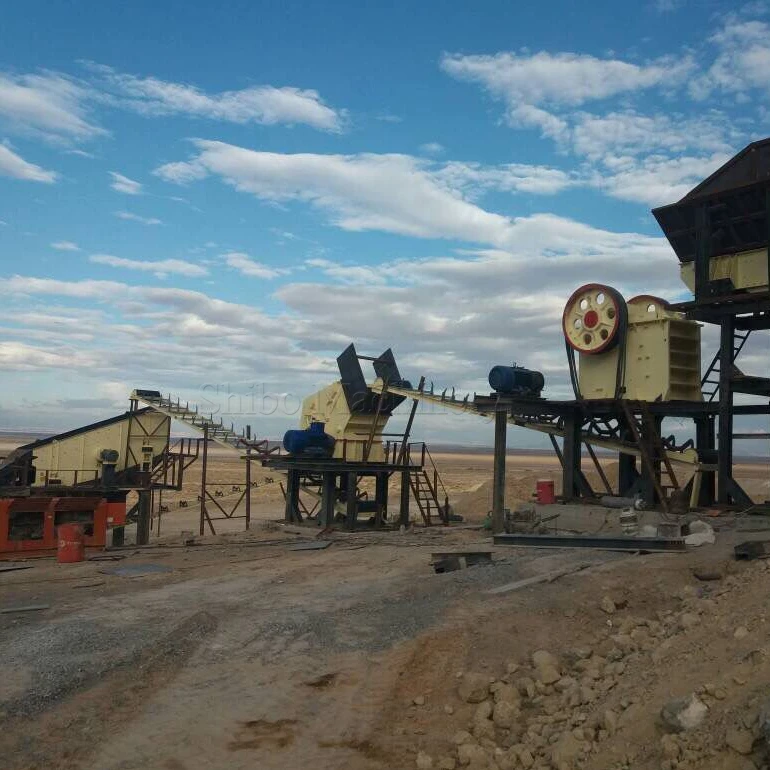 Mining used stone crusher plant layout stone crusher line rock crushing equipment for sale