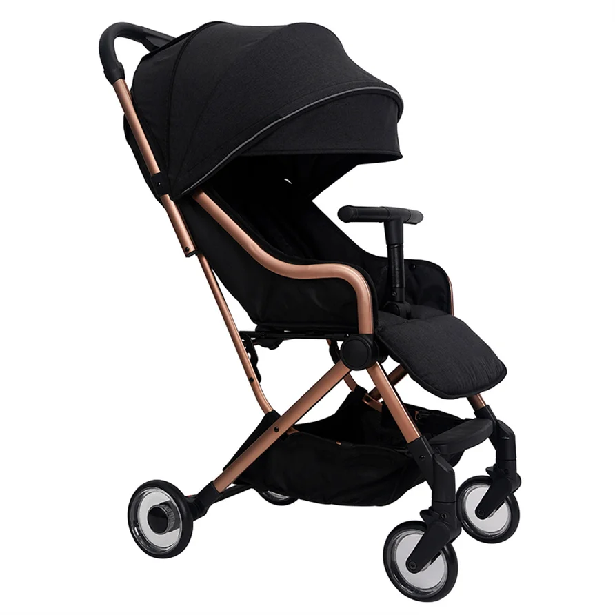 Factory Customized Deluxe Baby Child Kid Toddler Strolling Pram Walker Foldable Stroller