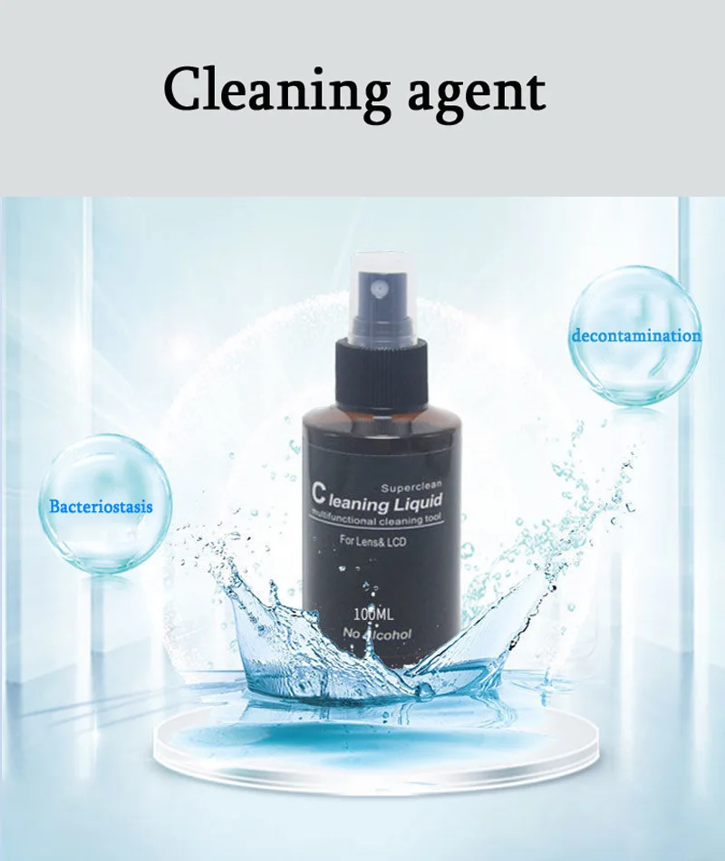 Custom computer cleaning cloth brush blower screen liquid  cleaning set