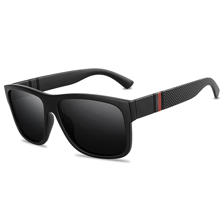 Wholesale Classic Blue Frame Polarized Sunglasses for Men Trendy Outdoor Casual and Driving Fashionable Sunglasses