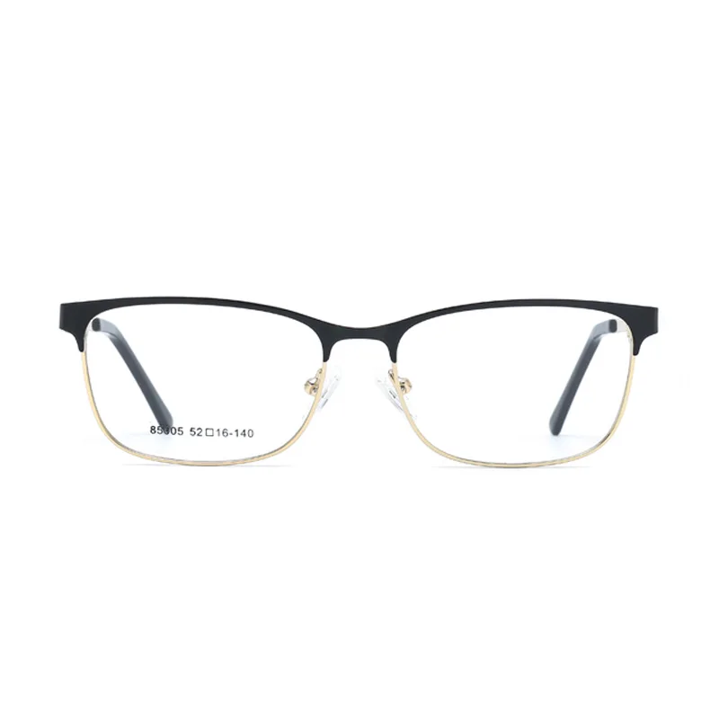 Supplier Wholesale High Quality Eyewear Optical Fashion Men Custom Metal Half Frame Eyeglass