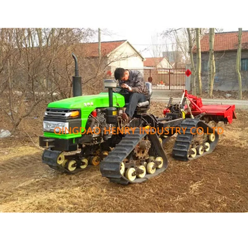 High quality agricultural crawler tractors 4 wheel farm tractor
