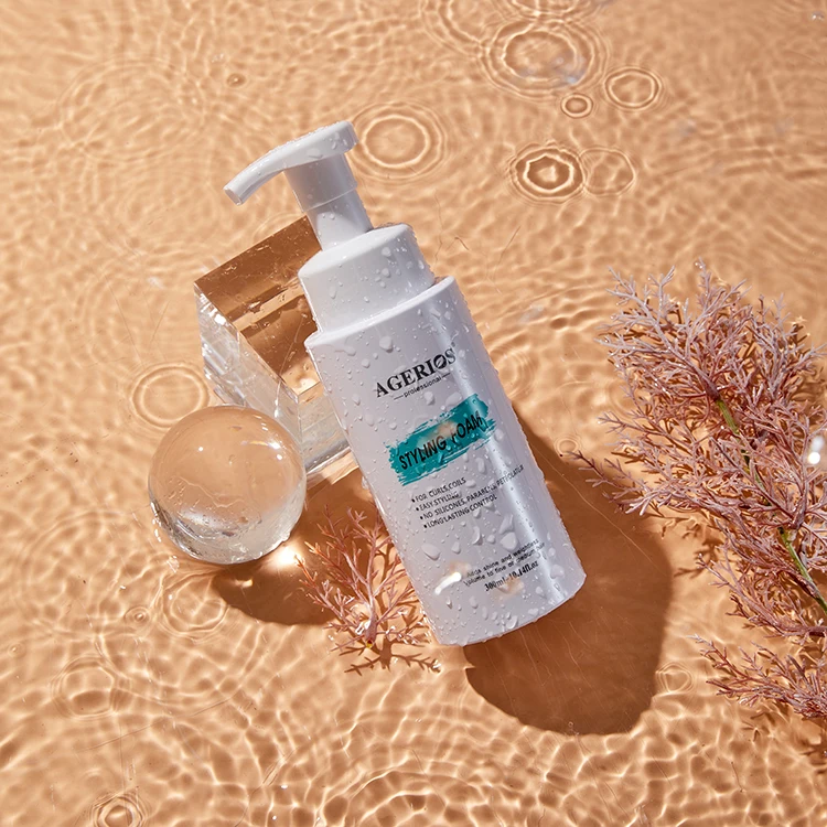 Hot Sale Fashion Style Strong Hold Hair Foam Mousse Curly Styling Hair Edge Control styling foam