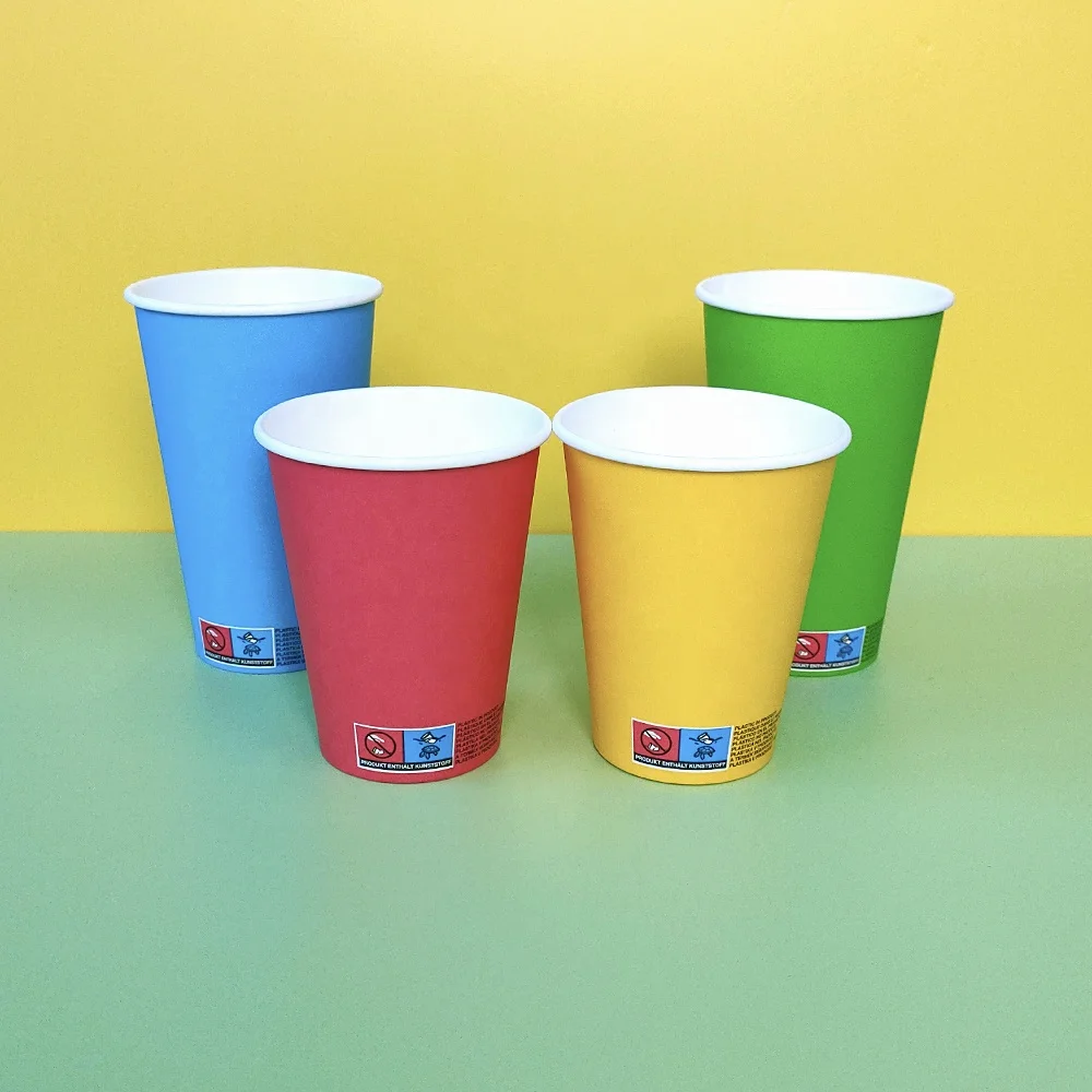 Spot Stock Wholesale Eco Friendly Disposable Paper Coffee Cups