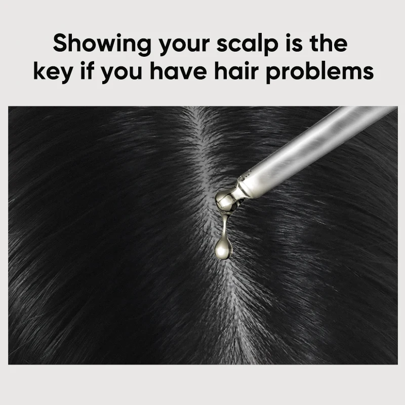 Wholesale Natural Herbal Darkening Hair Serum Activate Follicle Anti White Gray to Black Hair Recolor Serum Hair Repair Care